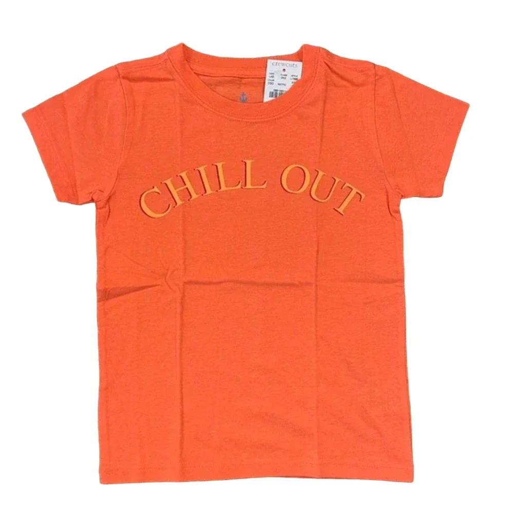 NWT J. Crew Boys' Orange/Coral W/